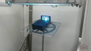 IPX2 Drip Proof Test for MosicGO® Portable UST Outdoor Projector. Power Bank/8w wireless Speakers