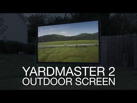 Elite Screens YardMaster 2 Series Indoor/Outdoor Projection Screen Product Video